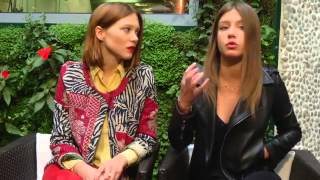 Interview Lea Seydoux and Adele Exarchopoulos for «Face au film» [upl. by Wanonah227]