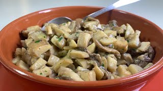 Funghi Porcini Trifolati RICETTA ORIGINALE [upl. by Leblanc]