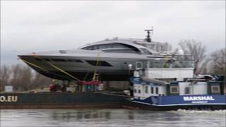 Schwertransport vom Rhein boot 2019 [upl. by Erreit]