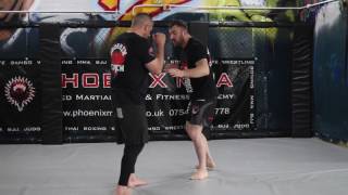 Outside leg trip  Ultra MMA [upl. by Yhtak523]