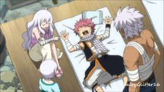 Fairy Tail  Natsu Sleeps Cute Episode 120 [upl. by Meesak]