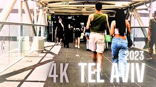 City Walk Tel Aviv Israel  4K Azrieli Center 2023 israel train [upl. by Solegna]