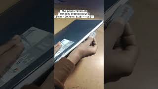 Unboxing Brustro sketchbook 😍A4 size  shorts brusto sketchbook unboxing viral [upl. by Rowan420]