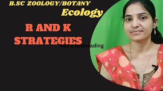 r and k Strategies bsc 1st year r and k Selection population Ecology1stsemester gnb [upl. by Larianna]