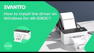 How to install the driver on Windows for 4B2063C [upl. by Misa685]