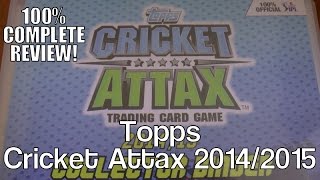 100 COMPLETE ☆ Topps CRICKET ATTAX 2014  2015 IPL Trading Cards ☆ HD [upl. by Acinnod]