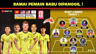 Banyak Yang BARU  Skuad Harimau Malaya JUN ini Dalam Kelayakan Piala Dunia 2026 [upl. by Ellivnarg54]