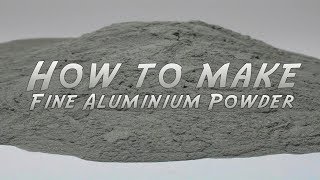 How to make fine Aluminium Powder [upl. by Ajay884]