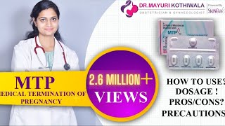 MTP Abortion Kit एमटीपी एबॉर्शन किट की जानकारी  Use करने का सही तरीका Gynecologist in Jaipur [upl. by Amees629]