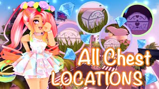 💎FREE DIAMONDS💎 All CHEST LOCATIONS in Diamond Beach EASY TO FOLLOWRoyale High Summer 2021 [upl. by Alastair]