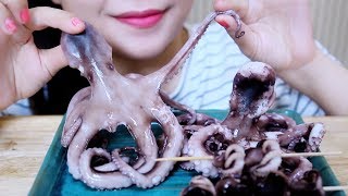 ASMR Octopus Family Savage EATING SOUNDS No talking  LINHASMR [upl. by Skyla]