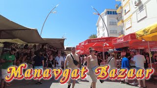 🇹🇷 Antalya Manavgat Bazaar Tour  Best Replica Shopping 2024 bazaar manavgat replica [upl. by Gaut]