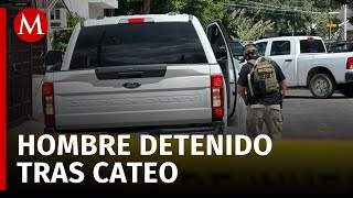 Detienen a un hombre tras cateos en Nuevo León [upl. by Avat615]