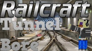 Minecraft Railcraft Tutorial  Tunnel Bore Setup [upl. by Aldredge]