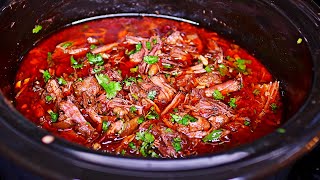 Slow Cooker Barbacoa Recipe  How to Make Beef Barbacoa [upl. by Mukerji]