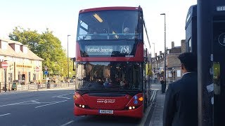 YR10FGG SP40200 London Sovereign RATP Group Scania Omnicity 258 to Watford Junction [upl. by Ardnatal154]