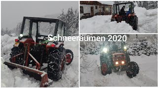 ❄️Schneeräumen❄️  2020  in den Alpen ❄️ [upl. by Thecla]