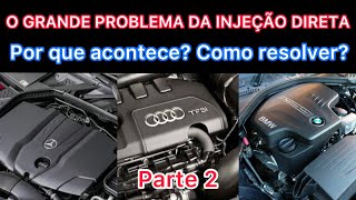 O grande problema da injeção direta  a carbonização  fique atento  parte 2  Mundo Premium [upl. by Klemm]