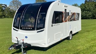 2022 Bailey Unicorn 5 Caravan Range  Seville Vigo Cabrera Madrid Cadiz Pamplona amp Cartagena [upl. by Odnarb]