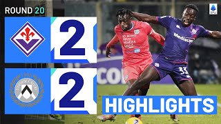 FIORENTINAUDINESE 22  HIGHLIGHTS  Late drama in Florence  Serie A 202324 [upl. by Nicko]