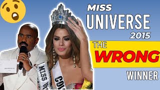 😱 Miss Universe 15  LO QUE PASO Y NO SE VIO  Steve Harvey´s MISTAKE ❌ [upl. by Lebazi]