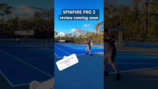 Spinfire Pro 2 Ball Machine Review…Coming Soon tennislife ballmachine tennis tennistime [upl. by Mccallion]