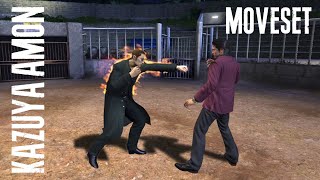 Kazuya Amon  Moveset  Yakuza 4 [upl. by Aihsenod305]