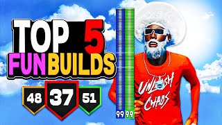 TOP 5 FUN BUILDS in NBA 2K22 BEST BUILDS on NBA 2K22 for FUN OVERPOWERED DEMIGODS [upl. by Ellicott]