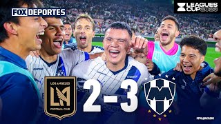 LAFC 23 Monterrey  HIGHLIGHTS  Leagues Cup  11 de agosto [upl. by Anav]