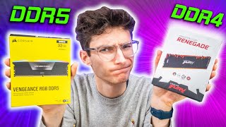 Youre Probably Wasting Your Money 🙄 DDR4 vs DDR5 RAM For Gaming [upl. by Stokes]