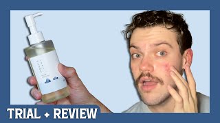 round lab 1025 dokdo cleansing oil  trial  review [upl. by Rednave]