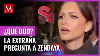 Venga la Alegría desata burlas por pregunta en inglés a Zendaya [upl. by Tnomyar235]