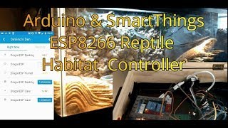 ESP8266Arduino SmartThingsHubitat Reptile Habitat ControllerMonitor [upl. by Inhoj654]