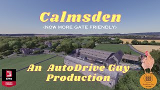 Farming Simulator 22  Calmsden AutoDrive Redrawn [upl. by Sanjiv]