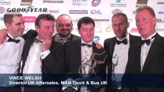 MT Awards 2014 Haulier of the Year [upl. by Nennerb]