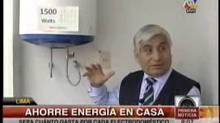 Osinergmin en ATV consejos sobre consumo eléctrico 2013 [upl. by Jedediah165]