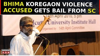 Bhima Koregaon Violence Case Activist Gautam Navlakha Gets Bail From Supreme Court  Court News [upl. by Collbaith]