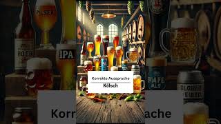 Die korrekte Aussprache dieser Biersorten ☝🏼🍺 education lernen [upl. by Kirschner332]