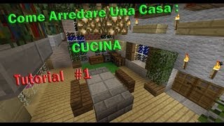 Minecraft Tutorial v2 quotCome Arredare Una Casaquot  Cucina  1 [upl. by Doreg495]