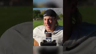 GAME WEEK — Baylor  post practice interviews  Parker Kingston byufootball gocougs [upl. by Caspar]