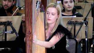 Camille SaintSaëns  “Morceau de Concert” for Harp and Orchestra Op 154 [upl. by Kerat]