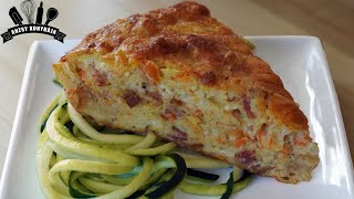 Cukkinis szelet cukkinis quiche recept  Anzsykonyhaja [upl. by Kore723]