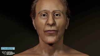 Facial depiction of Ramesses II 2022 [upl. by Znieh]