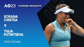 Sorana Cirstea v Yulia Putintseva Extended Highlights  Australian Open 2023 First Round [upl. by Middle]