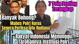 Dinilai Berbohong Toni RM Minta Mabes Polri Segera Periksa Iptu Rudiana Tarohannya Institusi Polri [upl. by Raamaj]