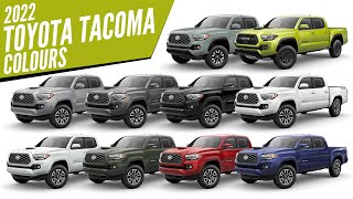 2022 Toyota Tacoma  All Color Options  Images  AUTOBICS [upl. by Ecienaj605]