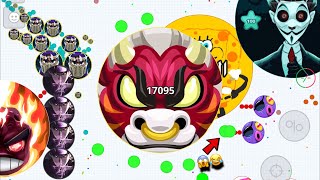 اقاريو  قيم بصوت😂🔥 ساعدت نوب وخليته الاول 🤣💔  BEST DESTROYER ALL PLAYER AGARIO MOBILE [upl. by Carolann]