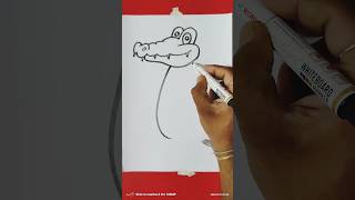 Crocodile cartoon drawing for kids [upl. by Idaf312]