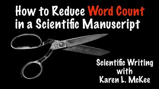 How to Reduce Word Count in a Scientific Manuscript [upl. by Renard114]