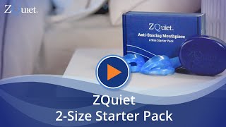 ZQuiets Best AntiSnoring Mouthpiece amp Mouthguard  2Size Starter Pack [upl. by Revlys243]